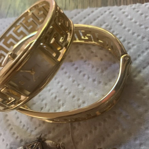 Costume Jewelry Lot 9  earrings Watch, Bracelets hair  clasp