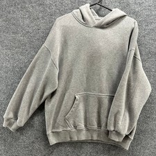 Abercrombie Fitch Soft A F Essentials Gray Hoodie Oversized XS NEW