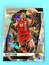 Kelsey Plum 2024 Panini Prizm WNBA Silver Cracked Ice Prizm SP NRMT+ Aces