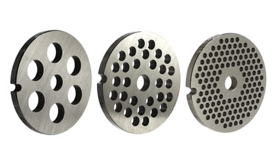 Grinder Plate Pack First, Second, Third Grind #8 1/2'', 1/4'', 1/8''