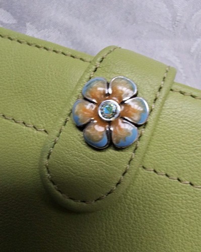 Cartera mediana Brighton Orchid nueva con etiquetas en lima/océano - Imagen 13 de 14