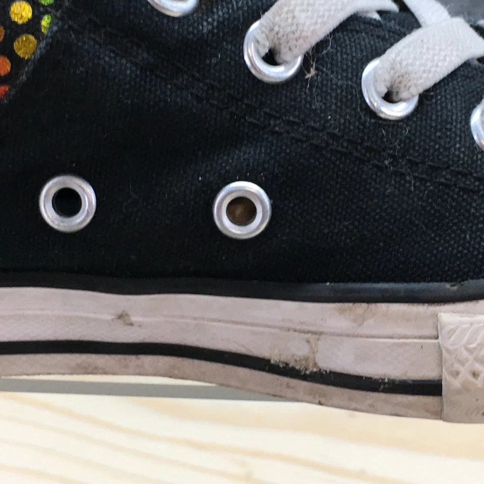 Converse Zapatos Niño 12 Chuck Taylor All Star Hi Zapatillas con Cordones 666311F Negro Foto 2 de 4