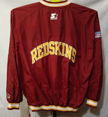RARE 1990s   BANNED LOGO   Starter Washington Redskins Jacket Size Large