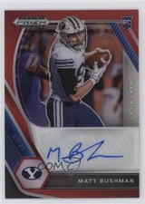 2021 Panini Prizm Draft Picks Red 153/199 Matt Bushman #DPA-MAT Auto 1d0h