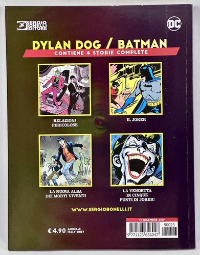 DYLAN DOG BATMAN 4 STORIE COMPLETE DC SERGIO BONELLI EDITORE 19 DICEMBRE 2019 - Picture 2 of 10