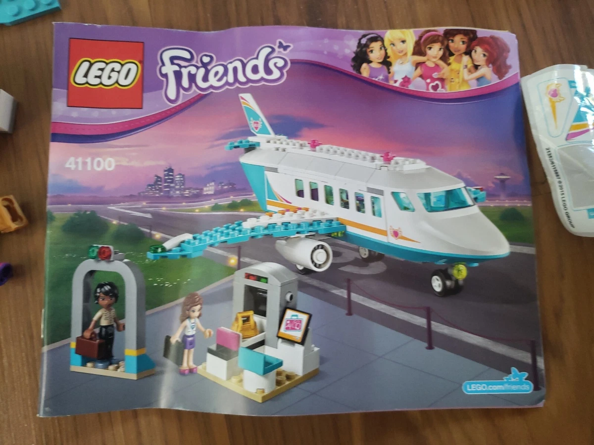100 Complete Retired Lego Friends 41100 Heartlake Private Jet Bag