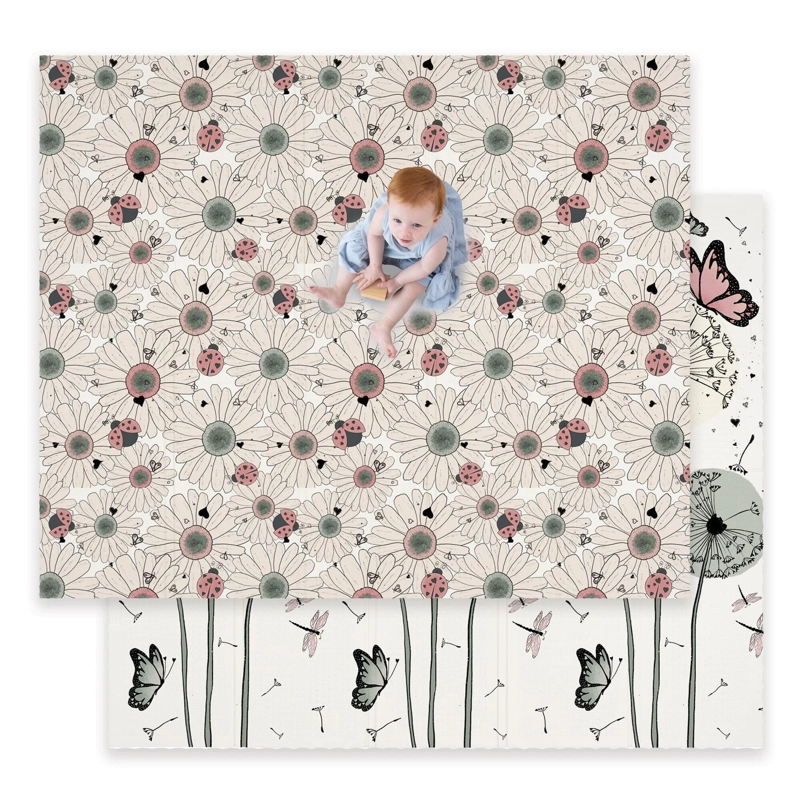 VeryGood_JumpOff Jo Baby Play Mat - Large Folding Foam Play Mat for I_Daisy