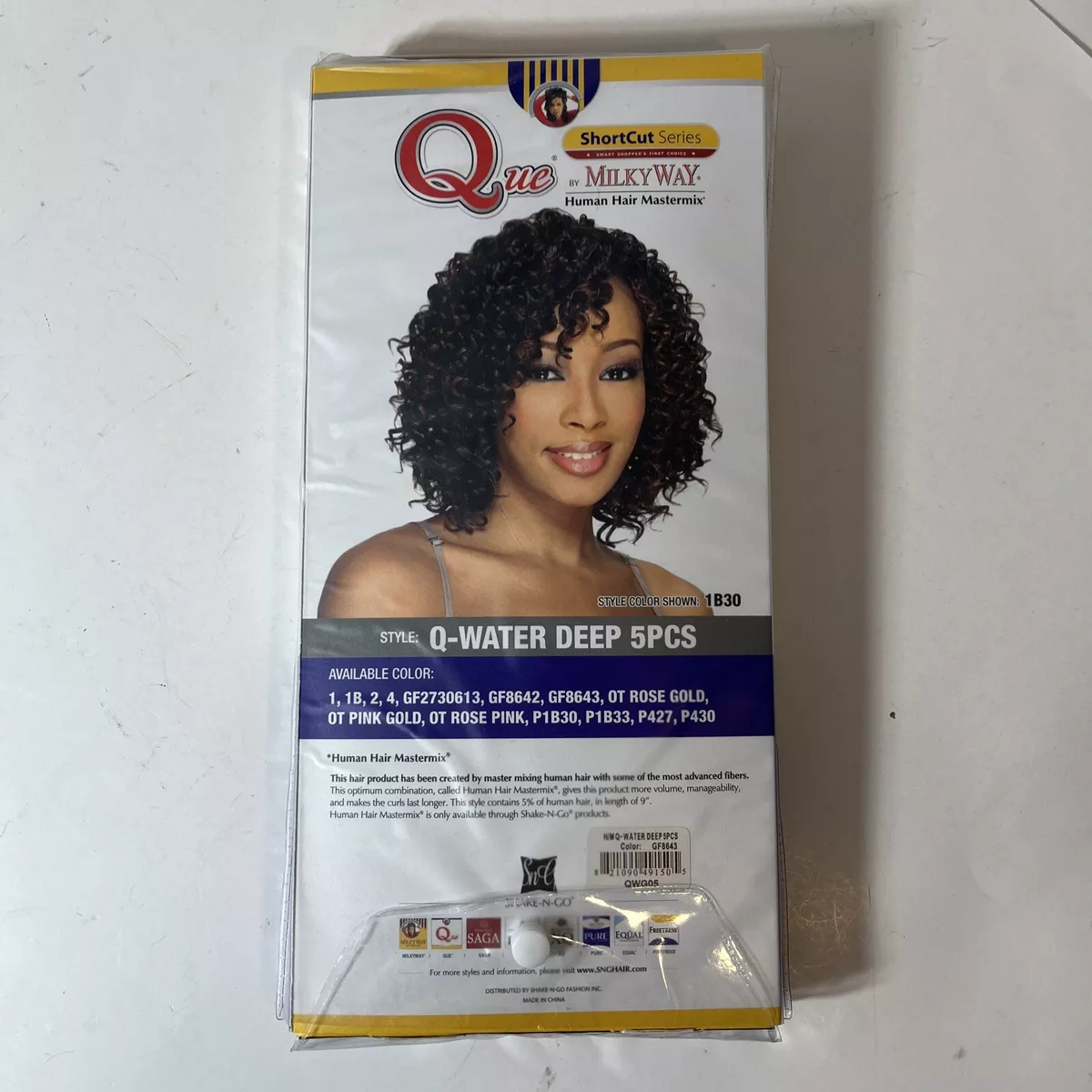 Milkyway que human hair weave q 2025 new deep 5pcs