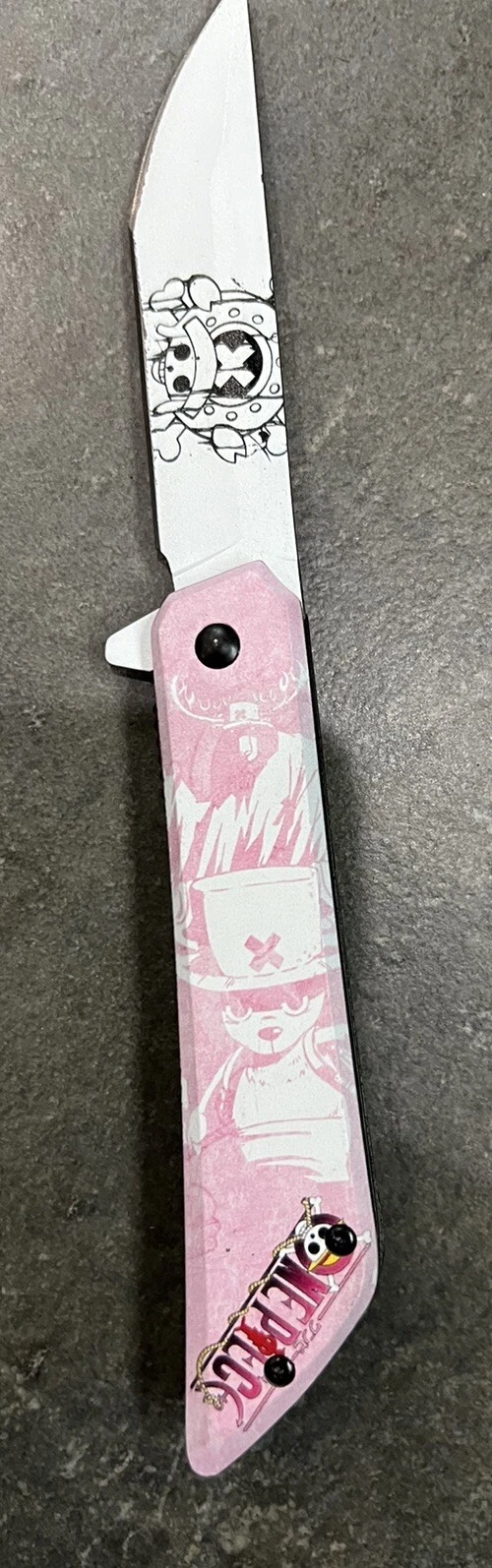 One Piece Anime Tony Tony Chopper Spring Assisted Open Pocket Knife9”