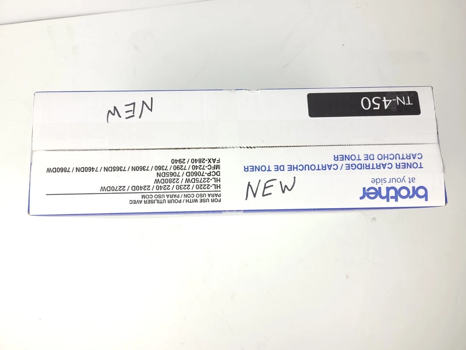 Cartucho de toner preto genuíno Brother TN450 de alto rendimento NOVO fechado - Imagem 3 de 4