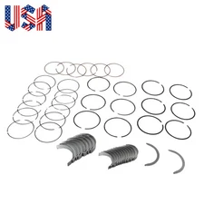 Piston Rings Main Rod Bearings Set Fit for 2005-2015 Nissan Frontier 4.0L