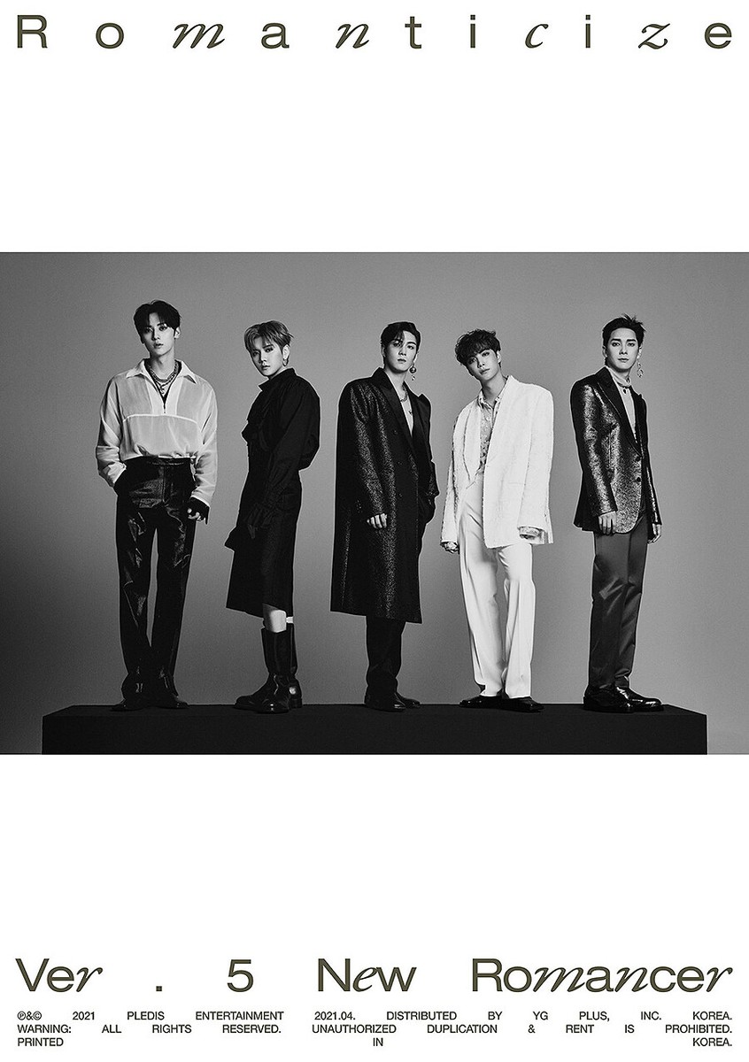 NU'EST Album Romanticize 全5種セット NU'EST ROMANTICIZE Album 5 Ver SET 5CD+10PhotoBook+40Card+