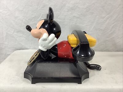 Mickey Mouse Segan Telemania Desk Phone Retro Vintage Rotary Mickey Mouse Segan Telemania Desk Phone Retro Vintage Rotary