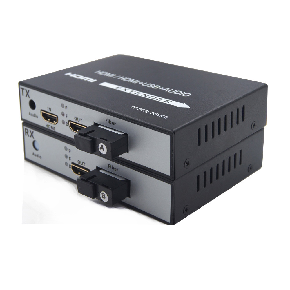 HDMI over Fiber optic Media Converters 1080P SC Single fiber up 20Km