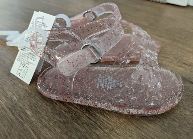 baby girl jelly sandals size 3
