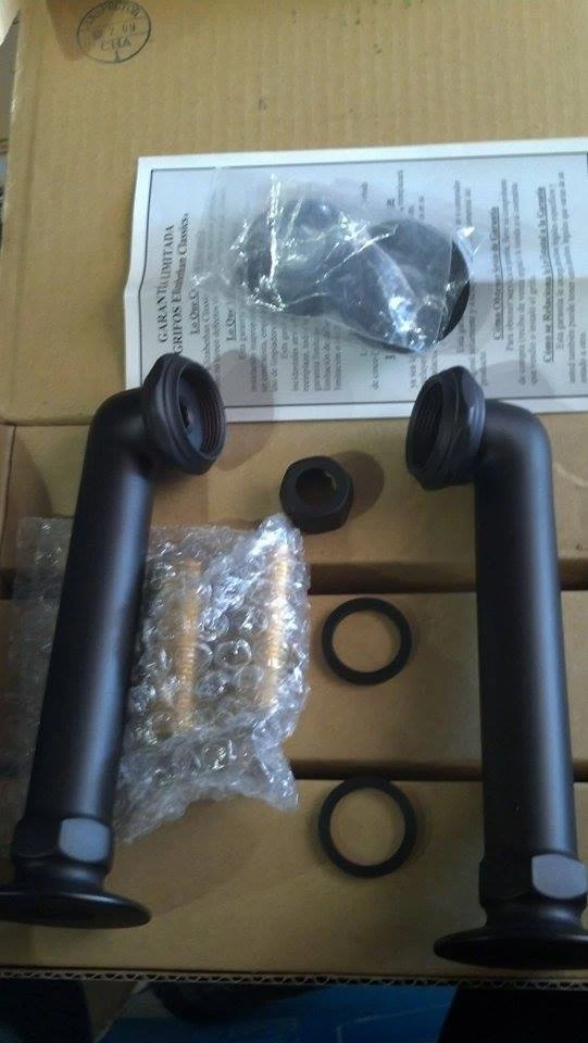 Elevador de 6 pulgadas Isabellan Classics EC6RMNORB para relleno de bañera de pierna bronce frotado con aceite Foto 3 de 3