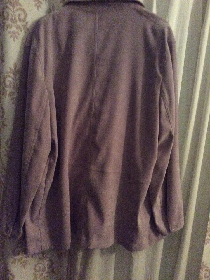 Camisa/chaqueta vintage Jessica Holbrook fácil cuidado lavanda pálida L informal Foto 4 de 4