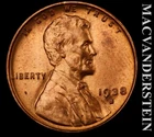 1938-S Lincoln Wheat Cent - Choice Gem Brilliant Uncirculated  Lustrous  #L5052