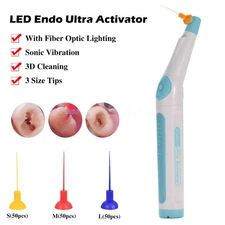 Dental Endodontic Endo Activator Sonic Endo Ultra Irrigator Root Canal 150 Tips