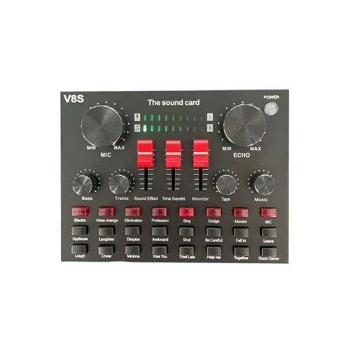 High Fidelitys External Sound Card LED Level Indicators Easy Controls For Studio