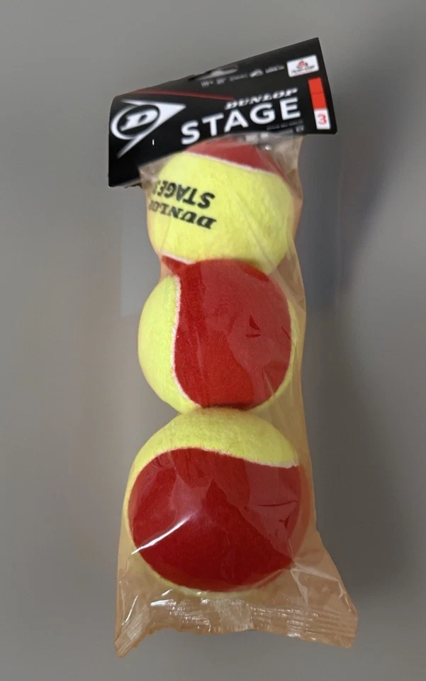 NIB! 72 Dunlop Stage 3 Tennis Balls - Low Compression - Perfect to Learn Tennis - Image 3 of 4