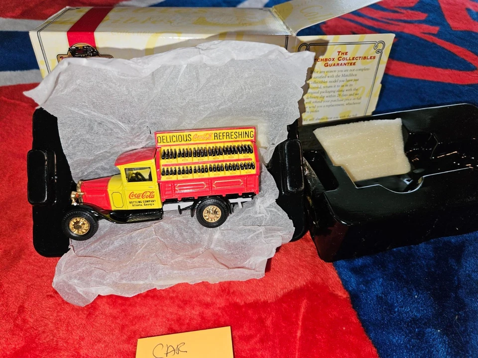 COCA-COLA 1/43 SCALE MATCHBOX, MODELS OF YESTERDAY W/COA - SEE PHOTOS - Image 4 of 4