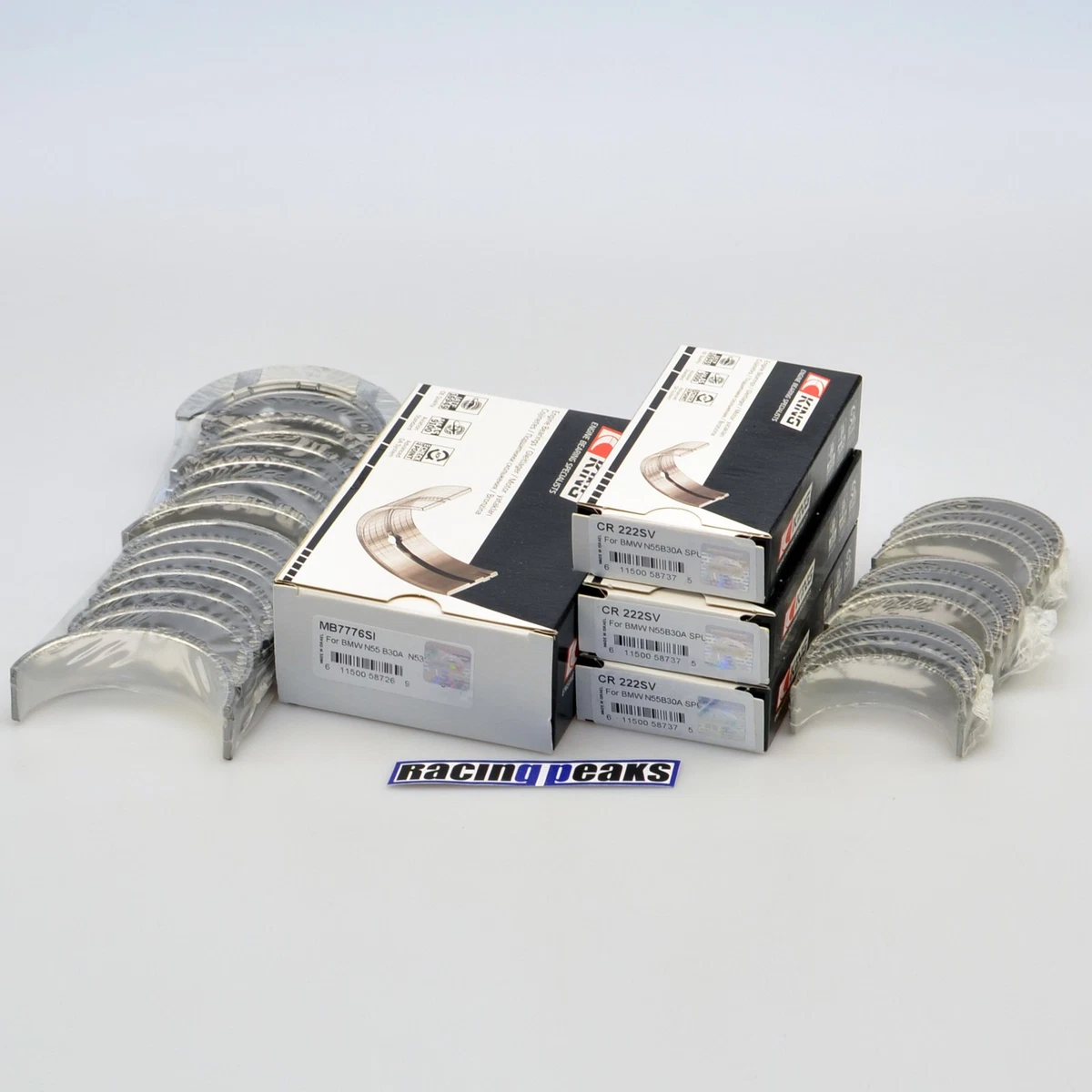 BMW 135i 335i 535i N54 N55 N53 N52 3.0L 24v main bearings 0.50 KING