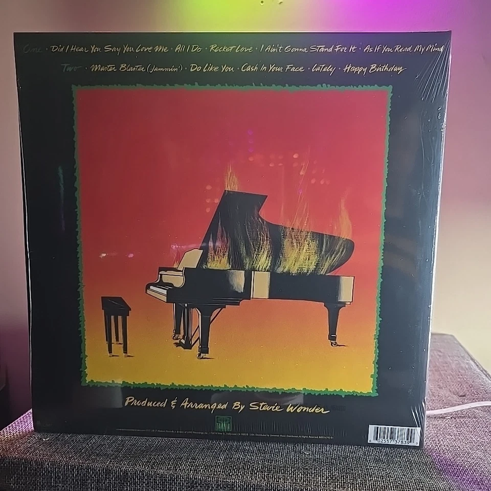 Stevie Wonder - Hotter Than July - Vinyl Record LP Foto 2 de 2