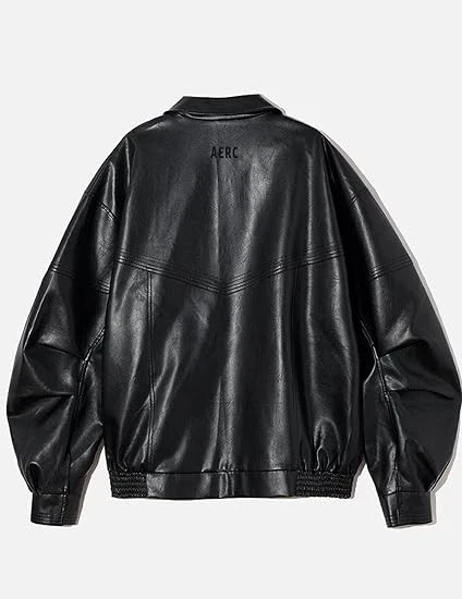 Aelfric Eden женщин кожаная куртка большого размера Y2k искусственного мотоцикла Bomber куртка XS - Изображение 3 из 4