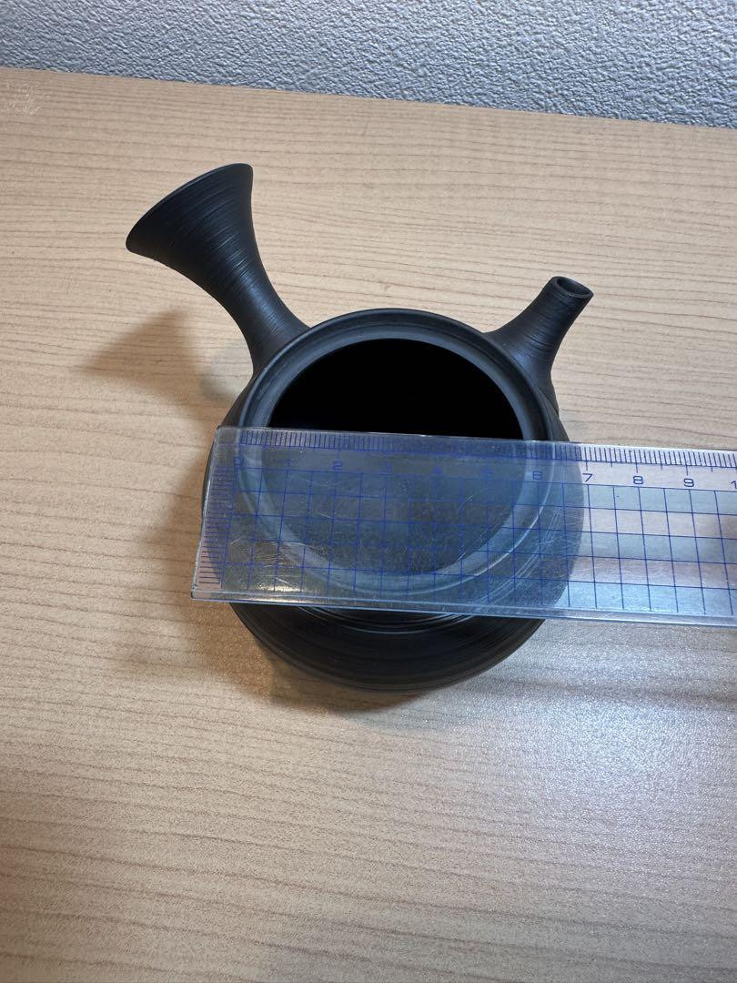 Tokoname Ware Kuwayama Keiyo Black Clay Tea Set w/ Box and Tokoname Ware Kuwayama Keiyo Black Clay Tea Set w/ Box and