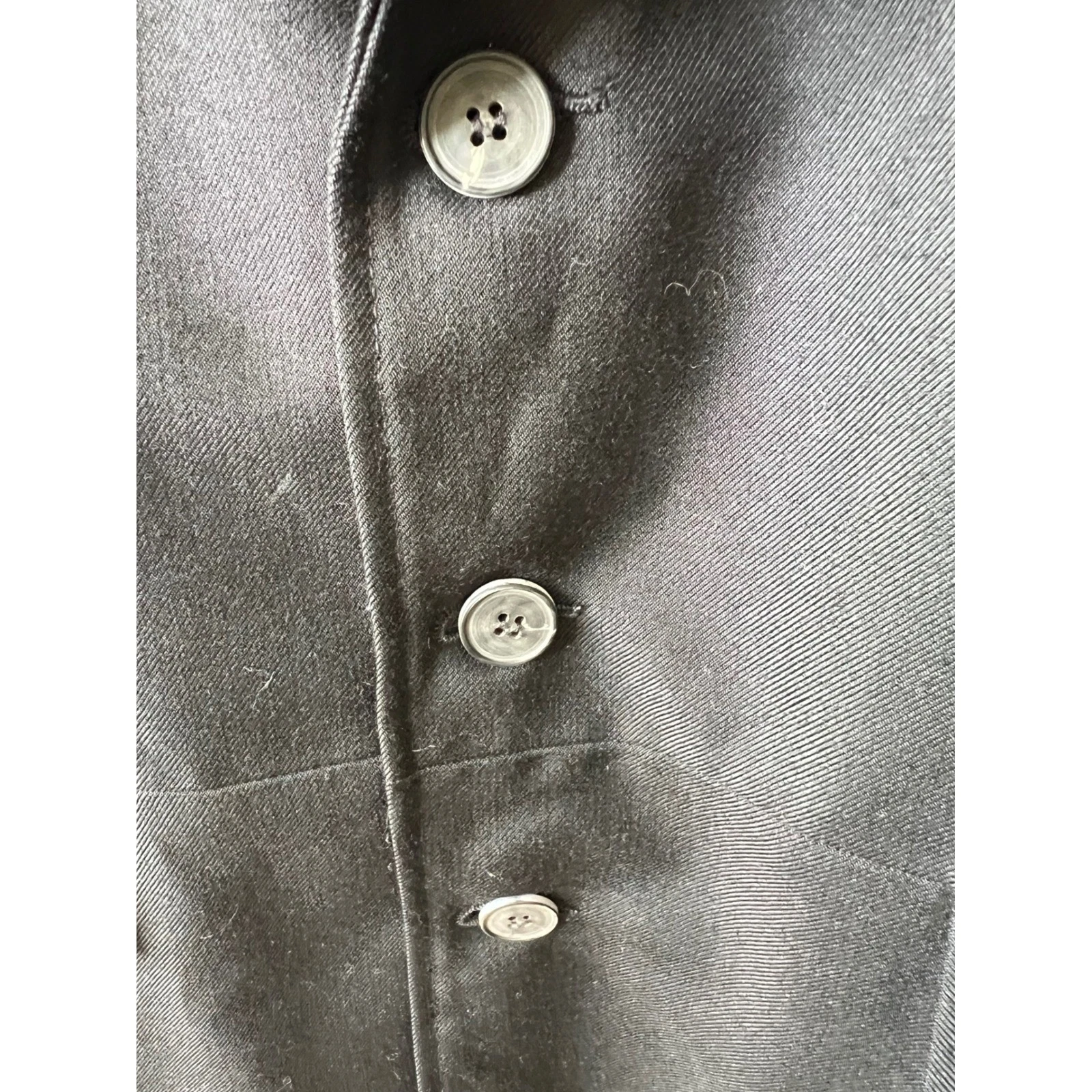 Wah Maker True West Outfitters Mens Black Wool Blend Frock Coat Size 40 USA Made image 8