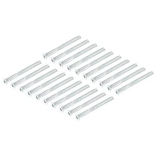 50Pcs M7x85mm Hex Socket Countersunk Head Self Tapping Connecting Screws Silver