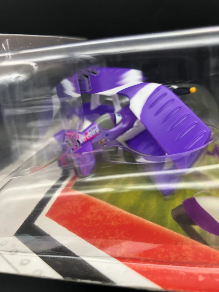 Disney Pixar Planes Firebird Nebraska Trails Purple Racer WAG 1:55 Bi-Plane 2015 - Image 3 of 4