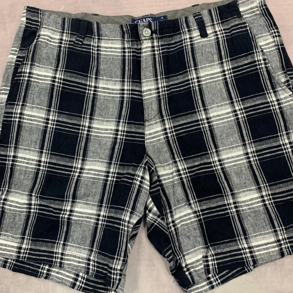 Chaps Shorts Chino Shorts a Cuadros Estampado Hombre 38 Foto 2 de 4