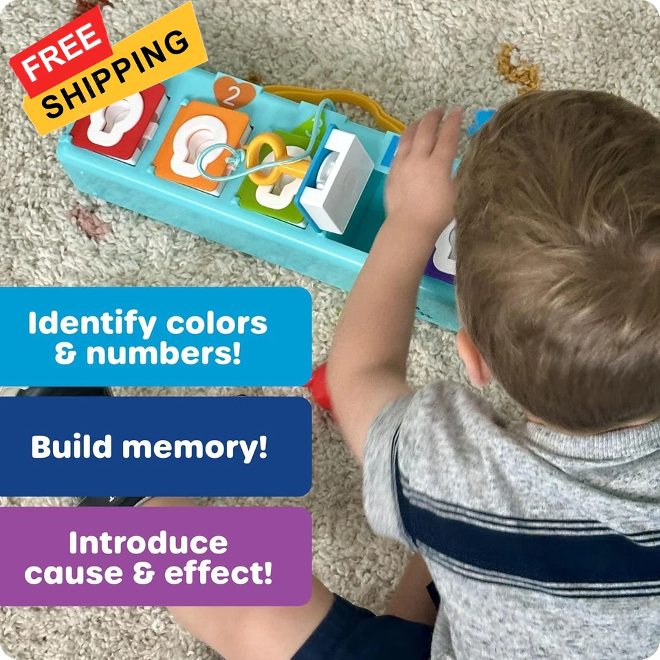 Casa Club con cerradura y llave de recursos de aprendizaje, juegos de conteo y motricidad fina,... Foto 3 de 4