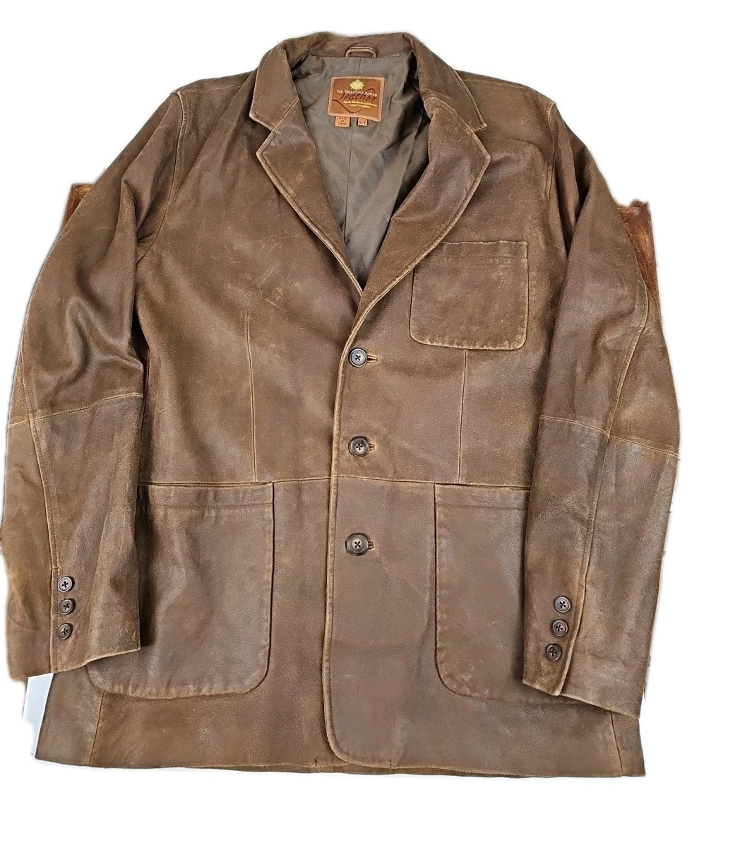 Territory Ahead Leather Outer Shell Brown Coats, Jackets & Vests