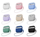 Soft Silicone Case Earbuds Protective Cover + Lanyard for Apple AirPods Pro 3 2