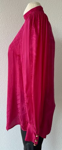 Balmain For H & M Seidenbluse, pink, Gr. 38 - Bild 3 von 6
