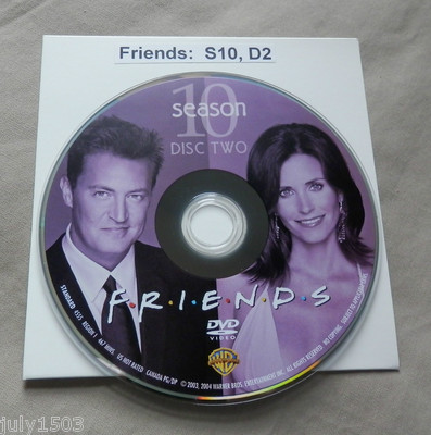 1) NEW Friends Season 10 Disc 2 Replacement DVD - Single Disc | eBay