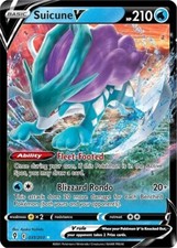 Suicune V 031/203 Holo Ultra Rare Evolving Skies 151 Pokemon Cards TCG Near Mint