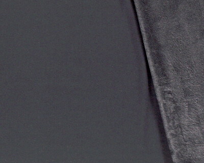 Weicher Alpenfleece Stoff - dunkelgrau - doppelseitiger Sweatshirt Bekleidungsstoff