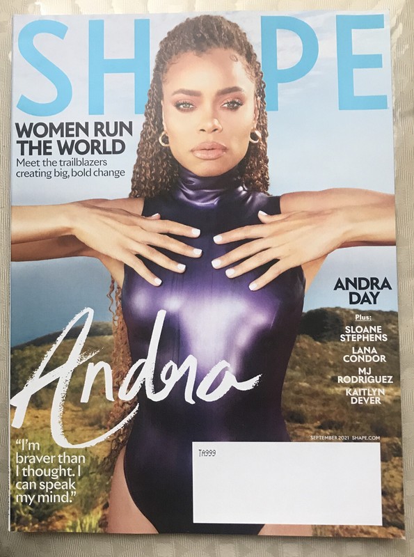 Shape Magazine September 2021 Andra Day Lana Condor MJ Rodriguez Kaitlyn Dever