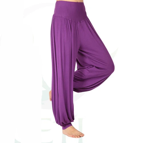 Women Harem Pants Indian Hippie Pant Ladies Casual Gym High Waist Bottoms - Picture 13 of 31