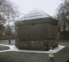 Block House of Fort Pitt, Pittsburgh, Pennsylvania, Magic Lantern Glass Slide