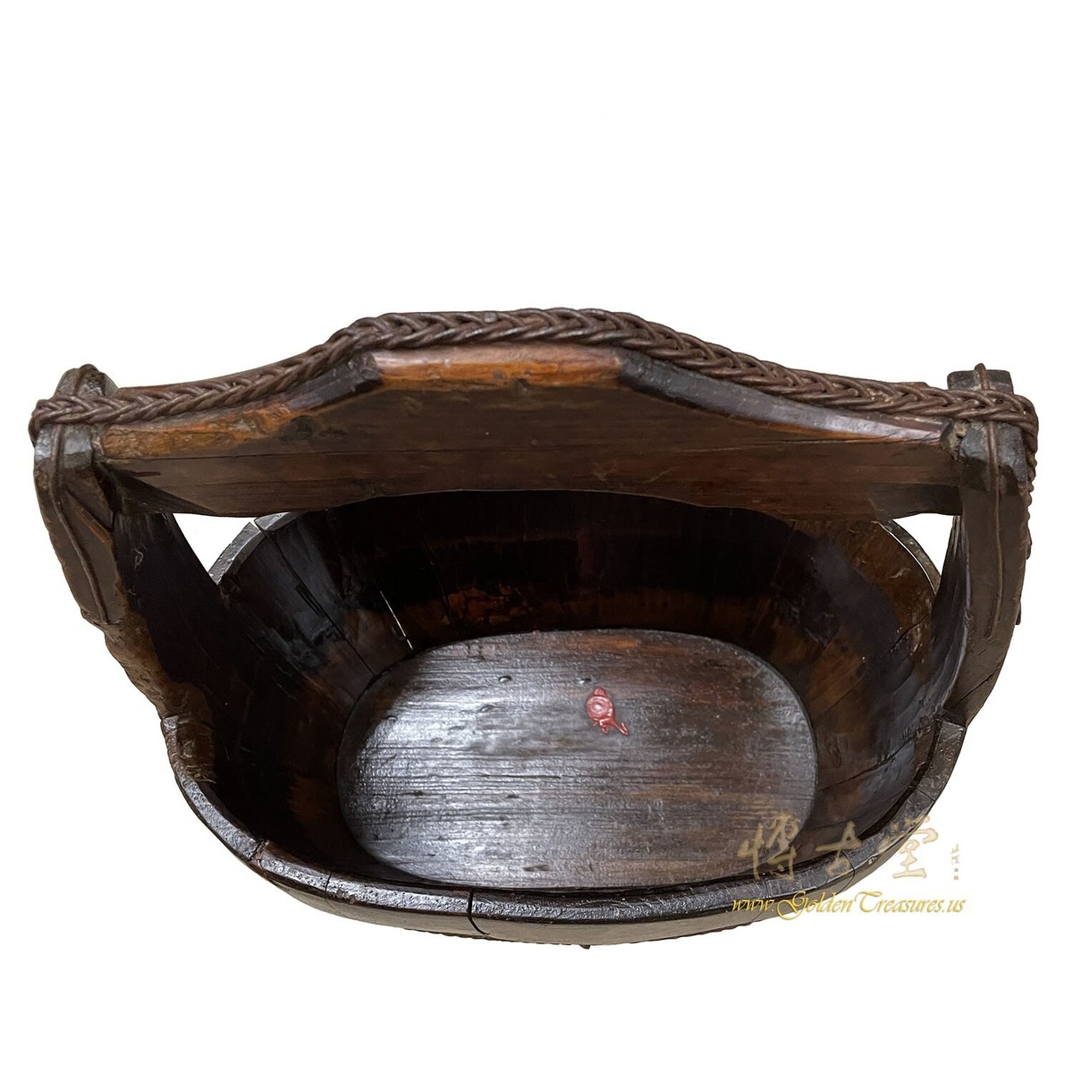 19 Century Antique Chinese Wooden Water Bucket | eBay