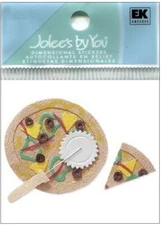 Pizza, scrapbook 3D embellishment Jolee's by You JJEA016