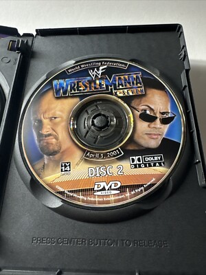 WWF Wrestlemania 17 (2 Disc DVD Set) WWE OOP HTF Stone Cold