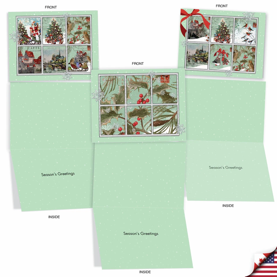 10 Merry Christmas Cards Pack - Merry Mail - Image 4 of 4