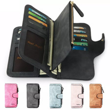 Cartera con Bloqueo RFID para Mujer Bolso Billetera de Mano Tarjetero Organizado