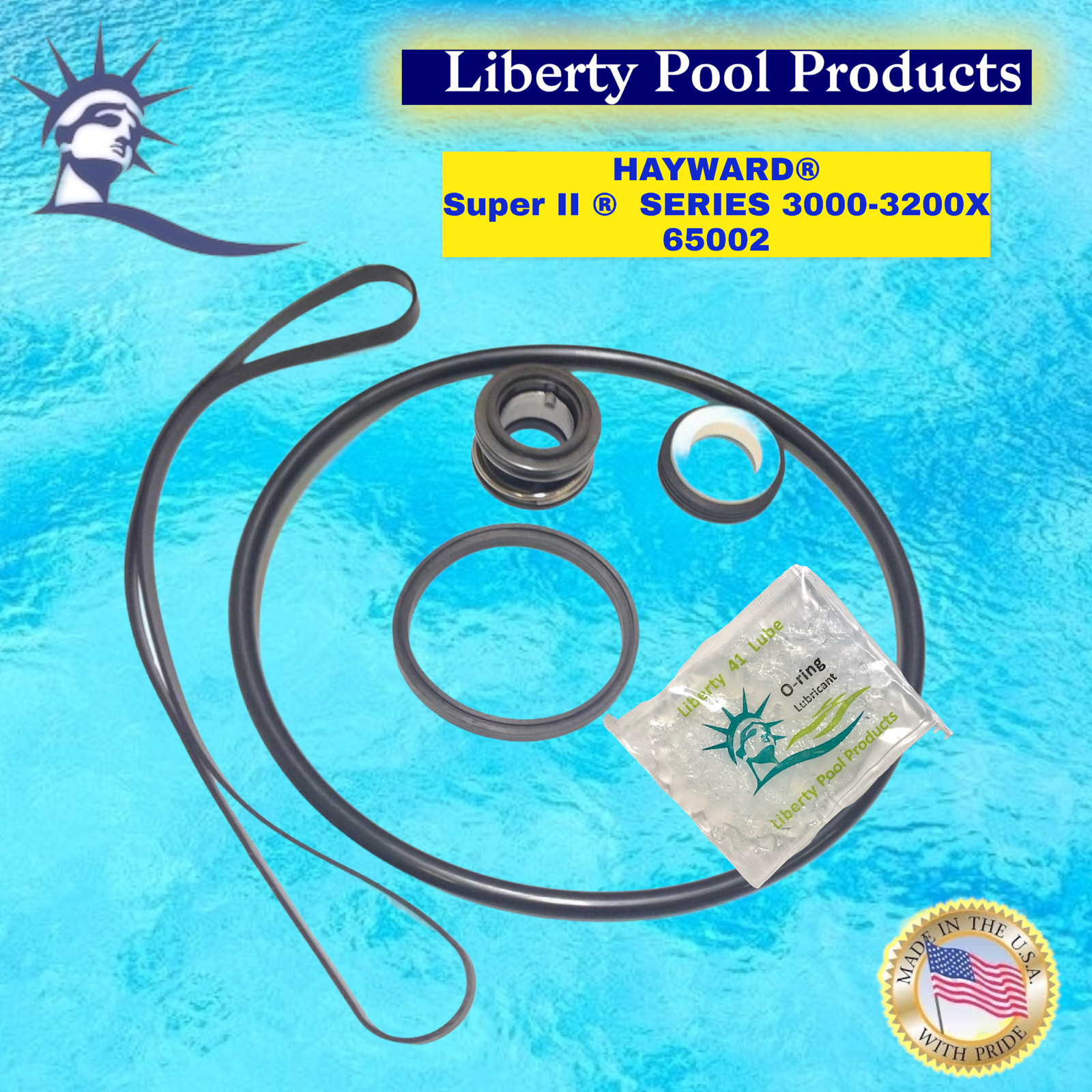 Super 2 HydraMax II Swimming Pool Pump Seal O Ring Repair Kit  65002 For Hayward